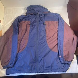 Adidas Men's Blue and Navy Jacket